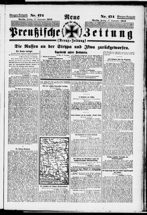 Neue preußische Zeitung vom 17.09.1915