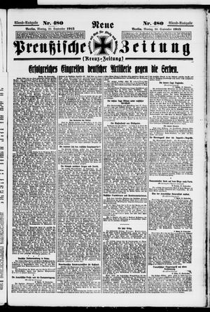 Neue preußische Zeitung vom 20.09.1915