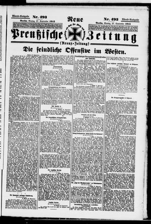 Neue preußische Zeitung vom 27.09.1915