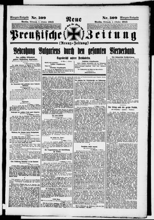 Neue preußische Zeitung vom 06.10.1915