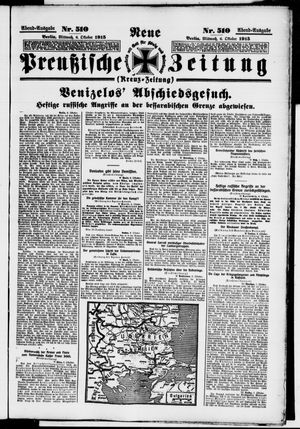 Neue preußische Zeitung vom 06.10.1915