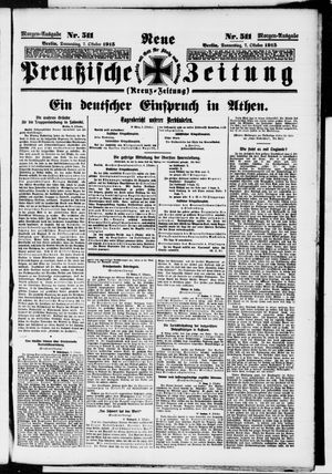 Neue preußische Zeitung vom 07.10.1915