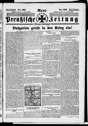 Neue preußische Zeitung vom 13.10.1915