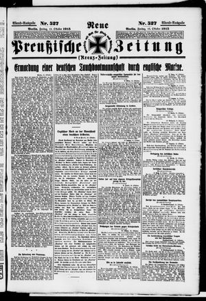 Neue preußische Zeitung vom 15.10.1915