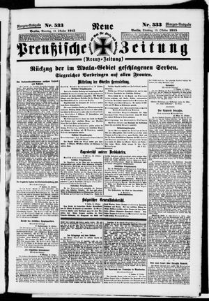 Neue preußische Zeitung on Oct 19, 1915