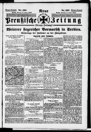 Neue preußische Zeitung vom 20.10.1915