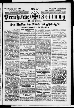 Neue preußische Zeitung vom 20.10.1915