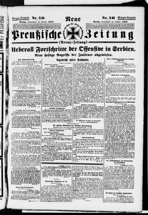 Neue preußische Zeitung on Oct 23, 1915