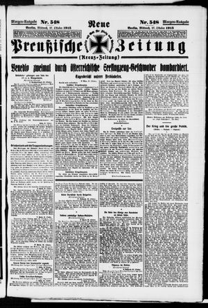 Neue preußische Zeitung vom 27.10.1915