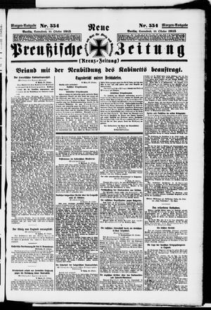 Neue preußische Zeitung vom 30.10.1915
