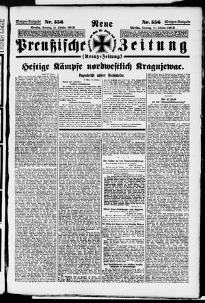 Neue preußische Zeitung vom 31.10.1915