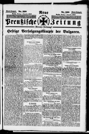 Neue preußische Zeitung vom 01.11.1915