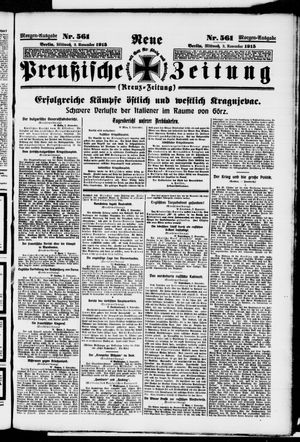 Neue preußische Zeitung vom 03.11.1915