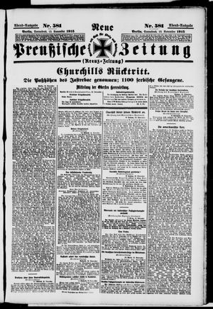 Neue preußische Zeitung vom 13.11.1915