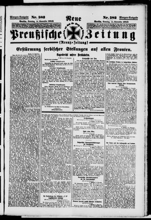 Neue preußische Zeitung vom 14.11.1915