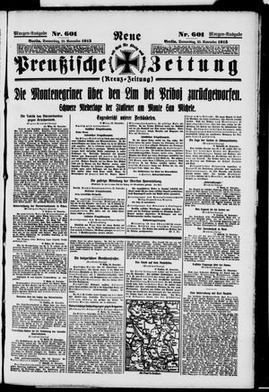 Neue preußische Zeitung vom 25.11.1915