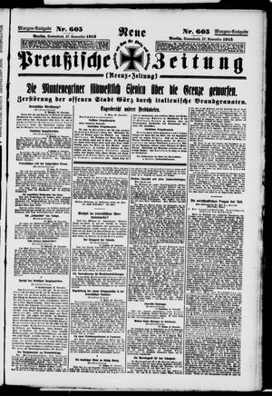 Neue preußische Zeitung vom 27.11.1915