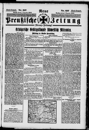 Neue preußische Zeitung vom 03.12.1915