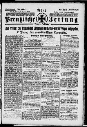 Neue preußische Zeitung vom 07.12.1915