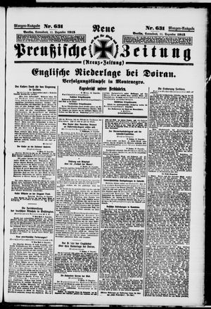 Neue preußische Zeitung vom 11.12.1915