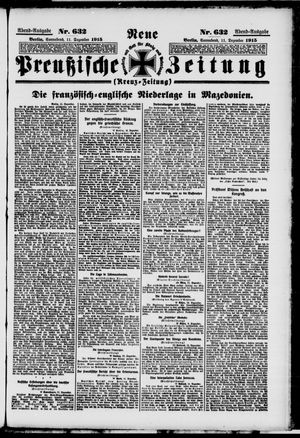 Neue preußische Zeitung vom 11.12.1915