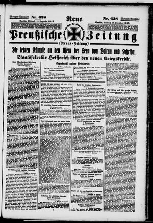 Neue preußische Zeitung vom 15.12.1915