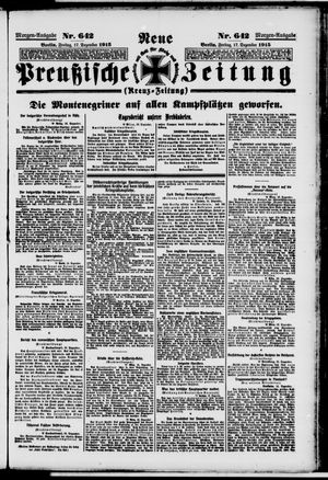Neue preußische Zeitung vom 17.12.1915