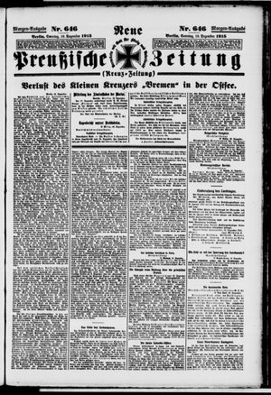Neue preußische Zeitung vom 19.12.1915