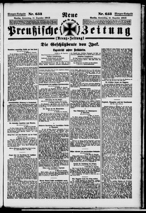 Neue preußische Zeitung vom 23.12.1915