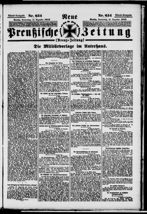 Neue preußische Zeitung vom 23.12.1915