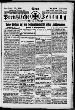 Neue preußische Zeitung vom 24.12.1915