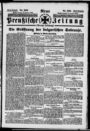 Neue preußische Zeitung on Dec 28, 1915