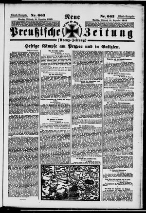 Neue preußische Zeitung vom 29.12.1915