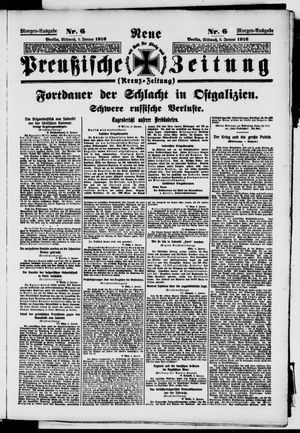 Neue preußische Zeitung vom 05.01.1916
