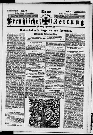 Neue preußische Zeitung vom 05.01.1916