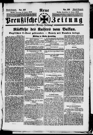 Neue preußische Zeitung vom 20.01.1916