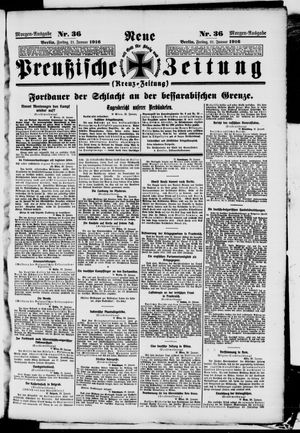 Neue preußische Zeitung vom 21.01.1916