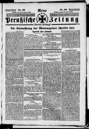 Neue preußische Zeitung vom 23.01.1916