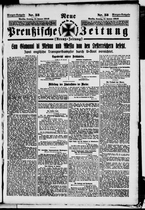 Neue preußische Zeitung vom 30.01.1916