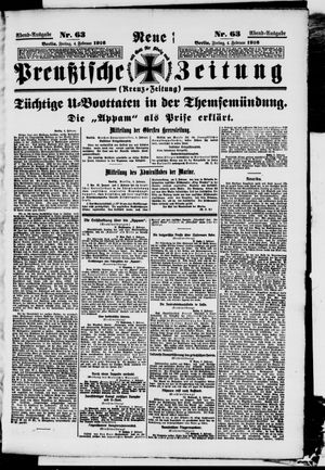Neue preußische Zeitung vom 04.02.1916