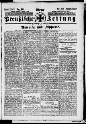 Neue preußische Zeitung vom 06.02.1916