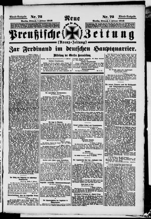 Neue preußische Zeitung vom 09.02.1916
