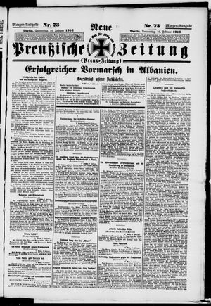 Neue preußische Zeitung vom 10.02.1916