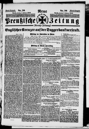 Neue preußische Zeitung vom 11.02.1916
