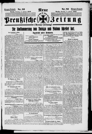 Neue preußische Zeitung vom 15.02.1916