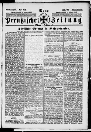 Neue preußische Zeitung vom 15.02.1916