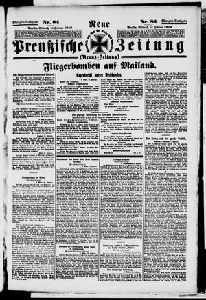 Neue preußische Zeitung vom 16.02.1916