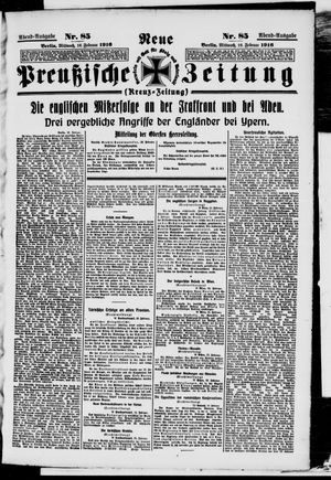 Neue preußische Zeitung vom 16.02.1916