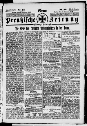 Neue preußische Zeitung vom 23.02.1916
