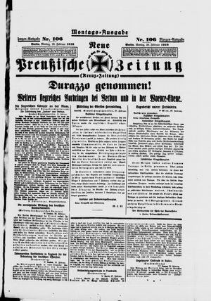Neue preußische Zeitung vom 28.02.1916